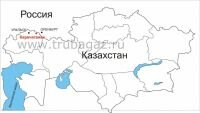 Рис. 1. Расположение Карачаганакского месторождения на карте Казахстана
